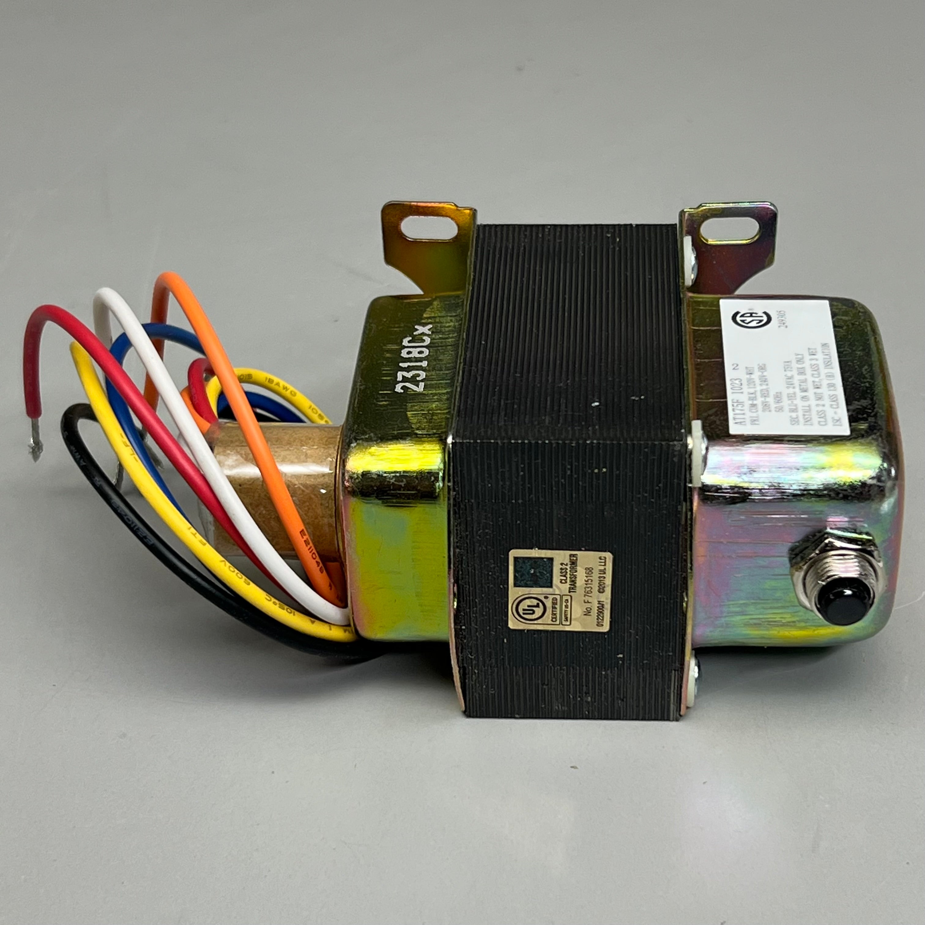 RESIDEO Universal Circuit Breaker Transformers Plate or Panel Mounted 120/208/240 Vac 9 in. AT175F 1023