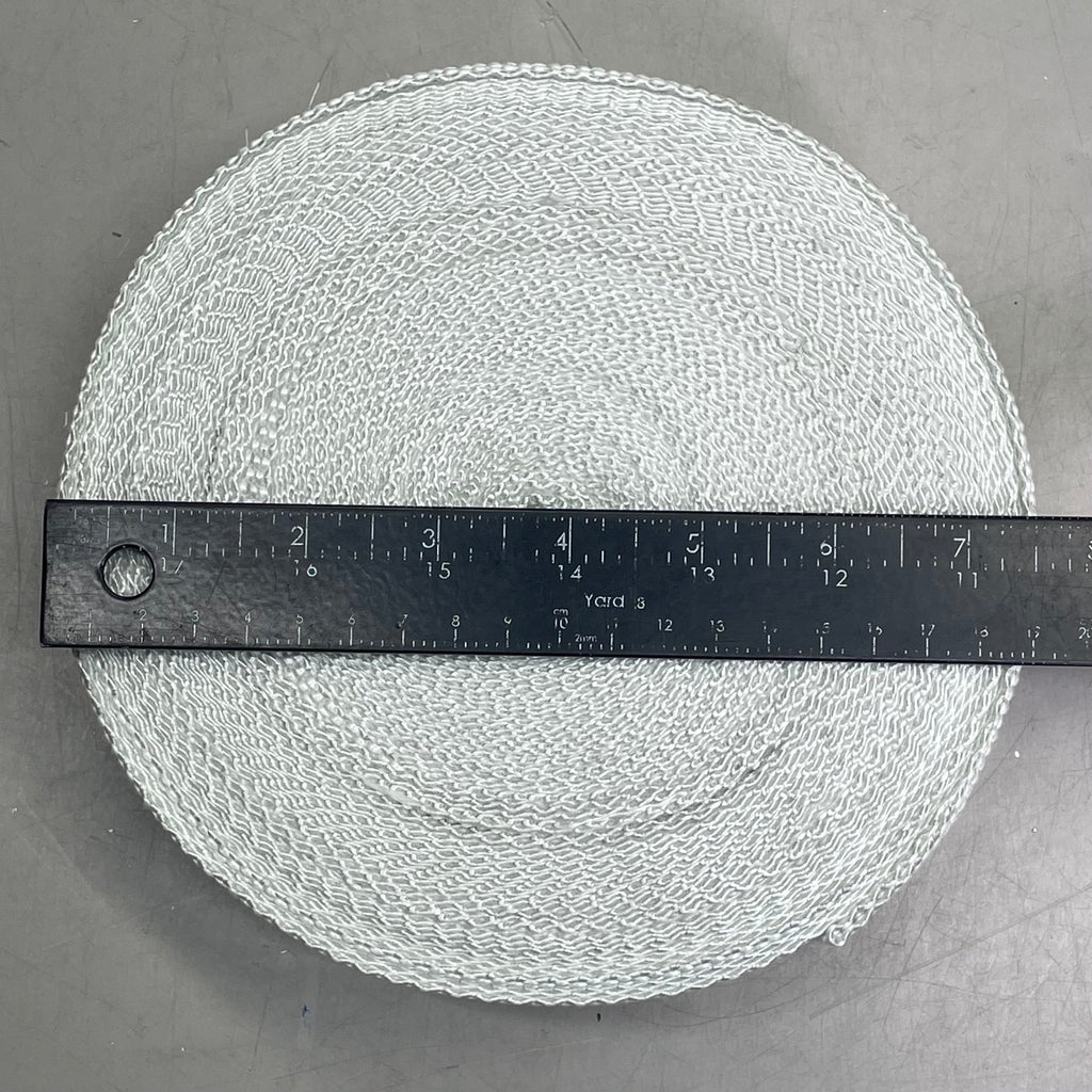 Industrial Grade Plain Fiberglass Tape White 1/16" x 2" x 100 ft