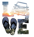 4x4 Love Mountain Sunrise Decal