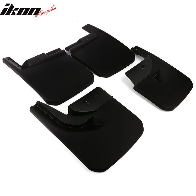 2018-2019 Jeep Wrangler JL JLU 4PCS Front Rear Splash Guard Flares PP