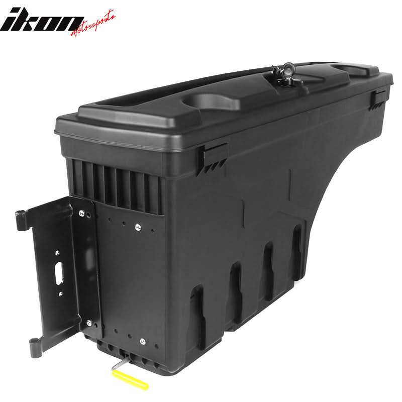 2007-2018 Chevy Silverado Black Truck Bed Storage Box Driver Side ABS