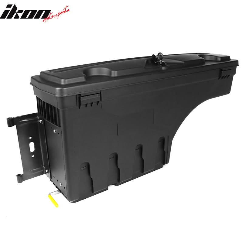 2007-2019 Toyota Tundra Black Truck Bed Storage Box Driver Side ABS