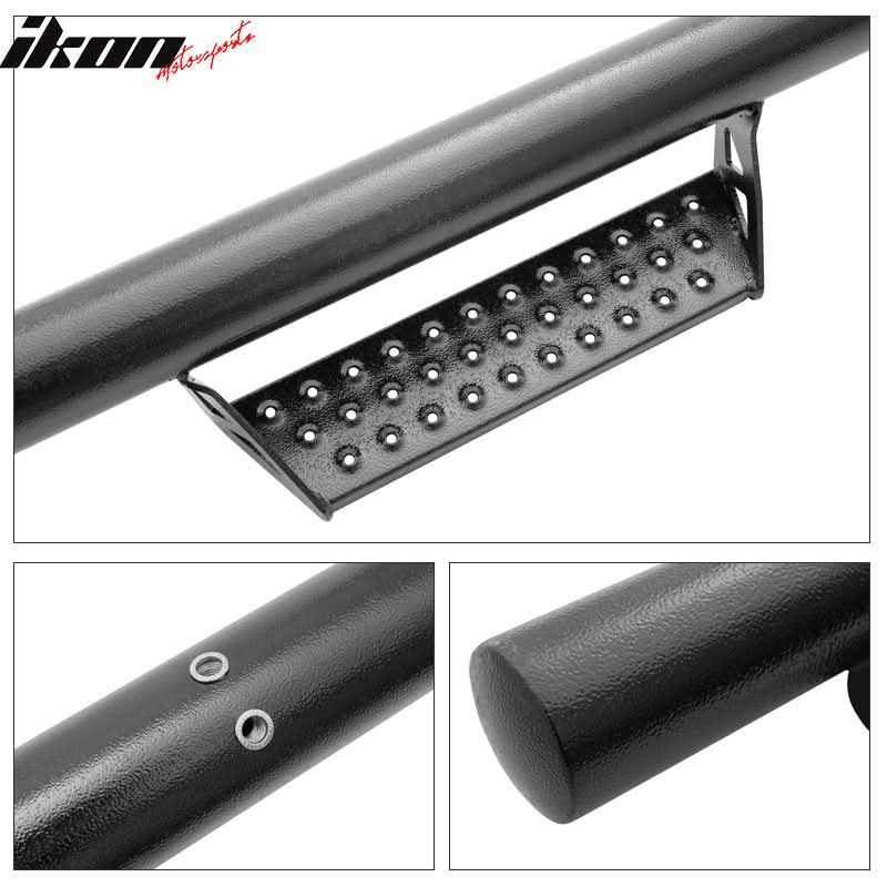 2015-2022 Ford F-150 Super Cab BCT Style Black Running Board Side Step