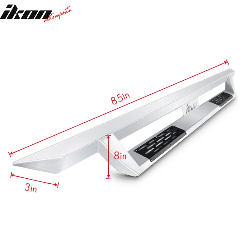 1999-2016 Ford F-250 Superduty IKON V1 Style Side Running Boards Steel