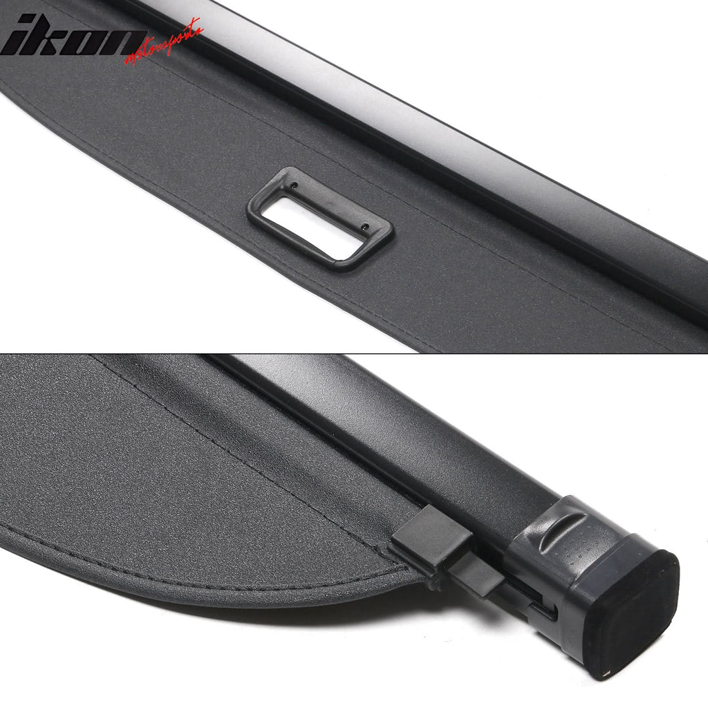 2022-2024 Toyota Corolla Cross Black Rear Cargo Cover PVC Aluminum Rod