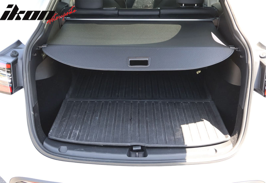 2020-2022 Tesla Model Y CF Texture Style Retractable Trunk Cargo Cover