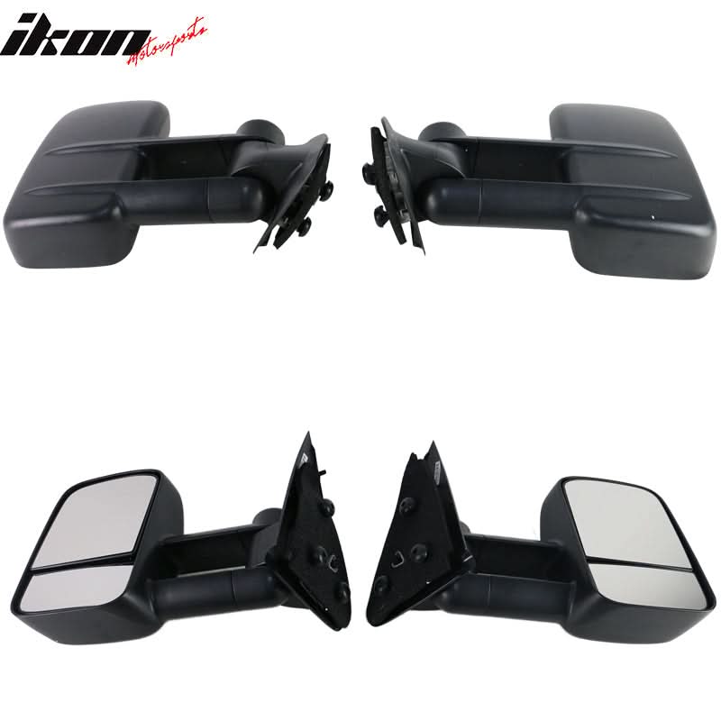 1997-2004 Ford F150 F250 Side Towing Tow Mirrors Manual Non-Heated