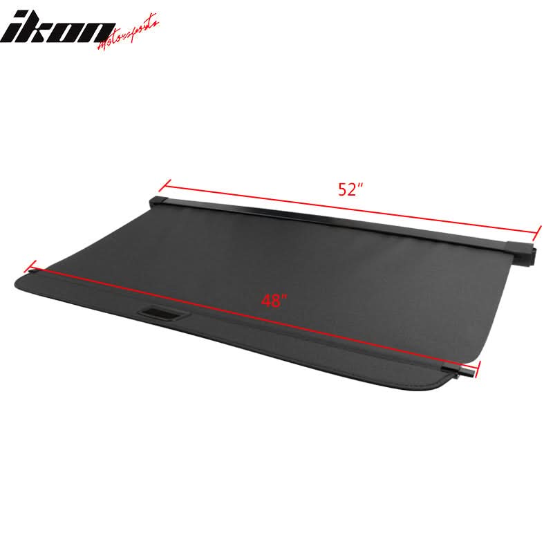 2006-2013 ML Class Black Cargo Cover Retractable Vinly+Aluminum Rod