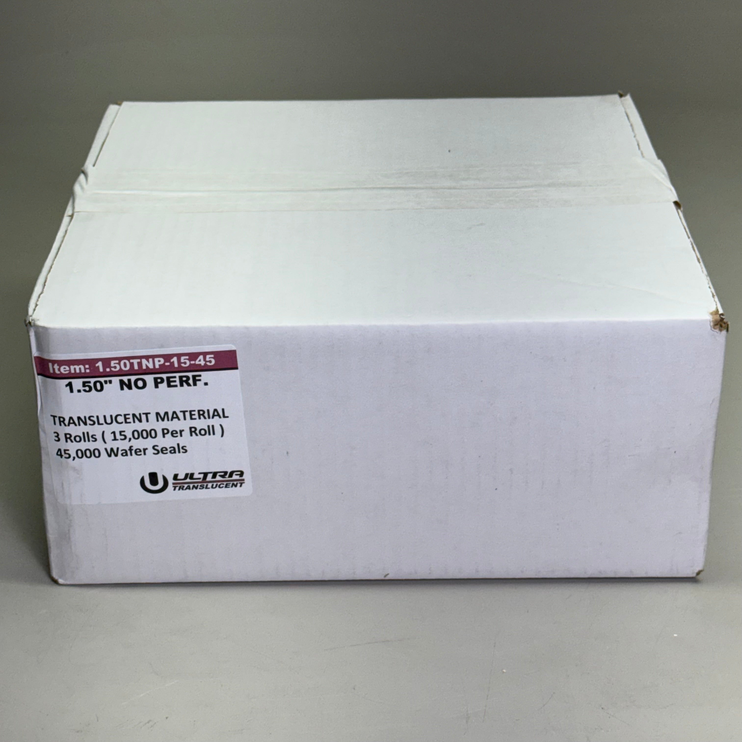 ULTRA TRANSLUCENT Translucent Material 3 Rolls (15,000 per Roll) Sz 12” D