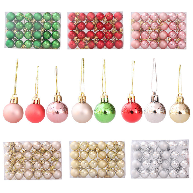 Christmas Ball Plastic Electroplating Christmas Ball Christmas Tree Creative Decoration Gift