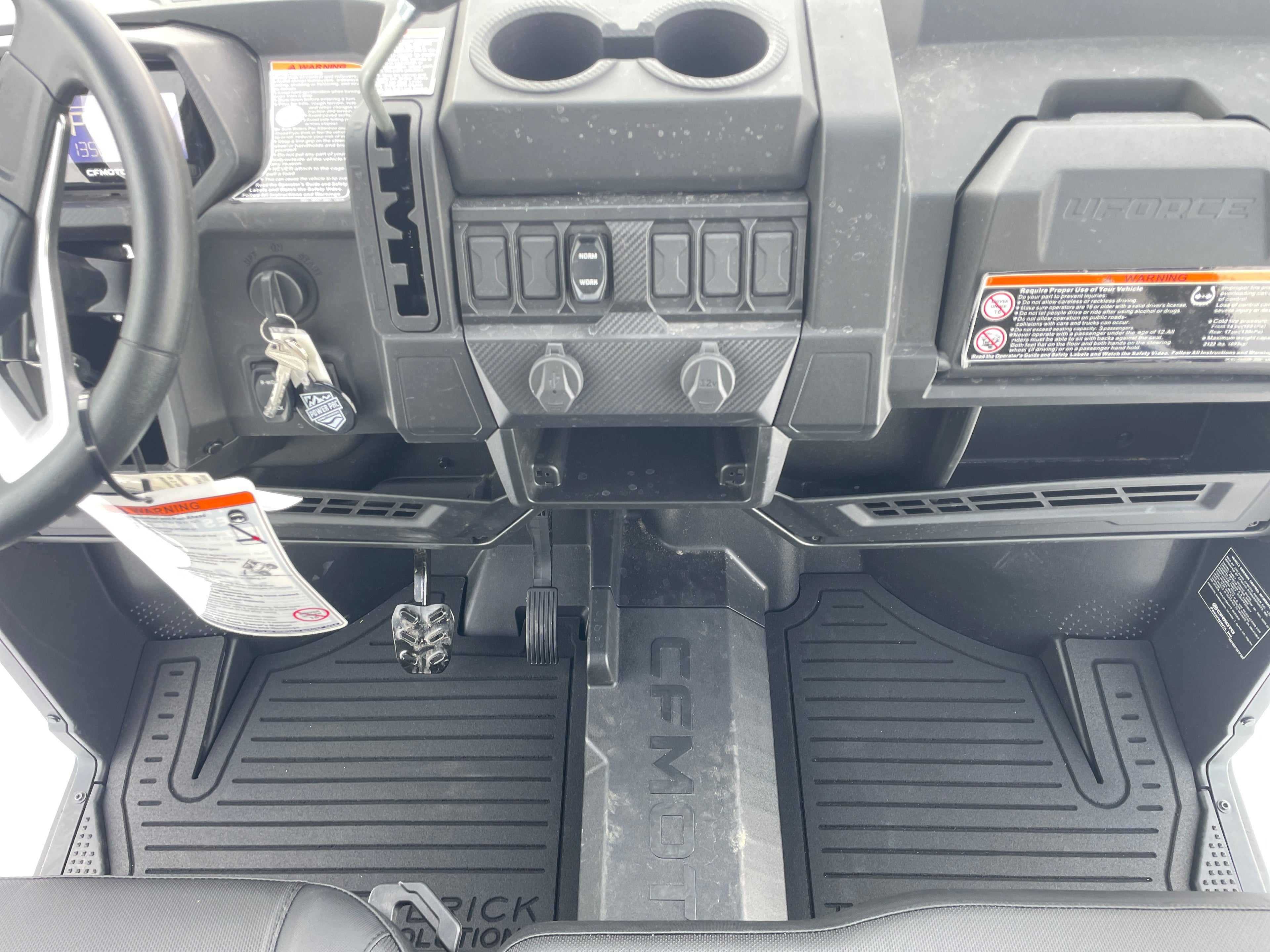 CFMOTO UFORCE 800XL Rubber Floor Mats