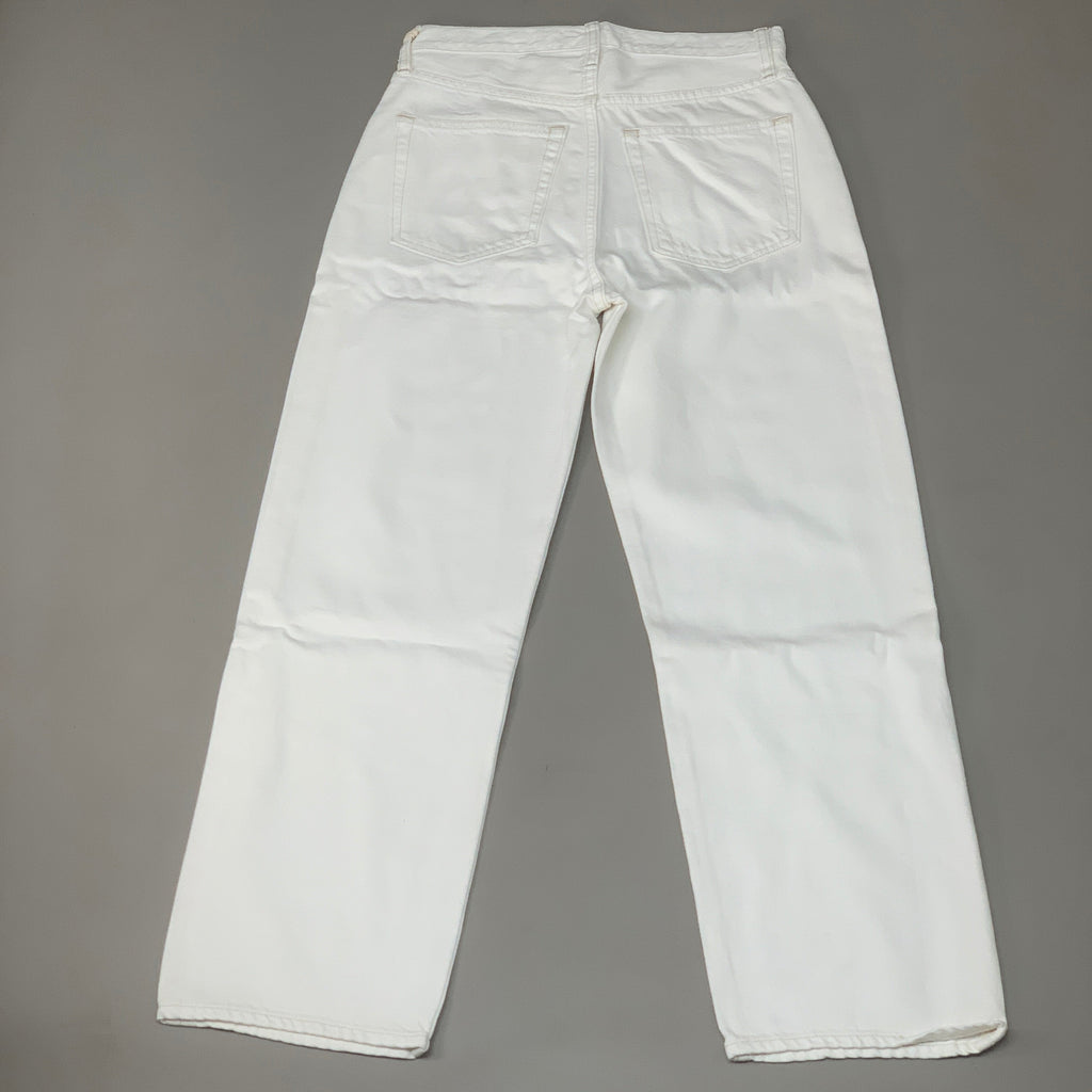 ETICA Tyler High Waist Straight Leg Ankle jeans Vintage White Size 27 EW180114A