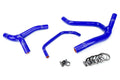 HPS Performance HPS Blue Reinforced Silicone Radiator Hose Kit Coolant Kawasaki 06-08 KX450F