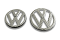 VW Golf 7 - Base, GTI, R - Carbon Fiber Look Emblem Set (2012-2017)