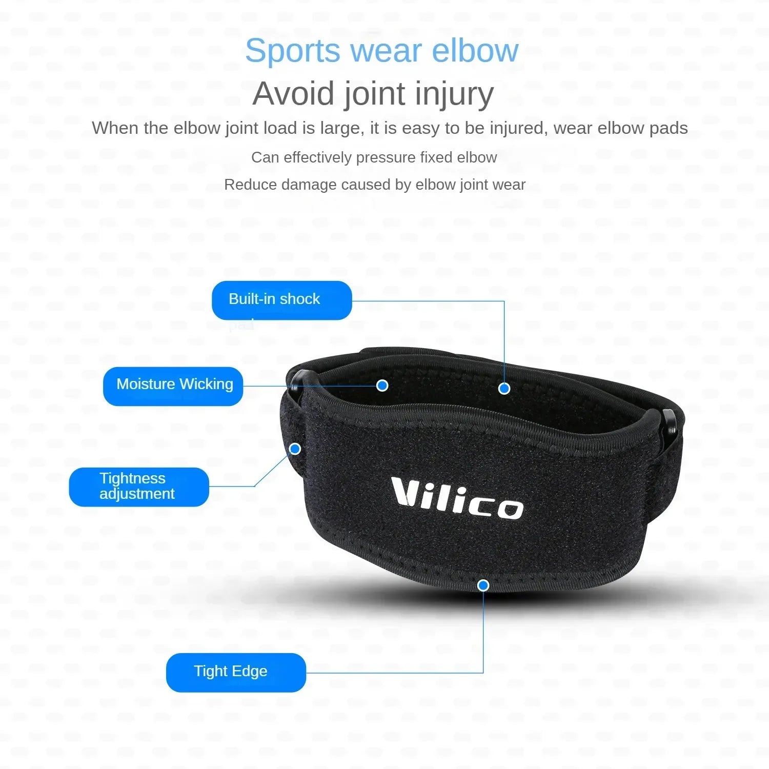 Men's and women's cycling outdoor sports elbow straps breathable and pressurized fixed protective equipment
