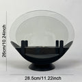 Small outdoor alcohol fireplace lamp indoor real fire heating atmosphere desktop rotating flame circular fireplace