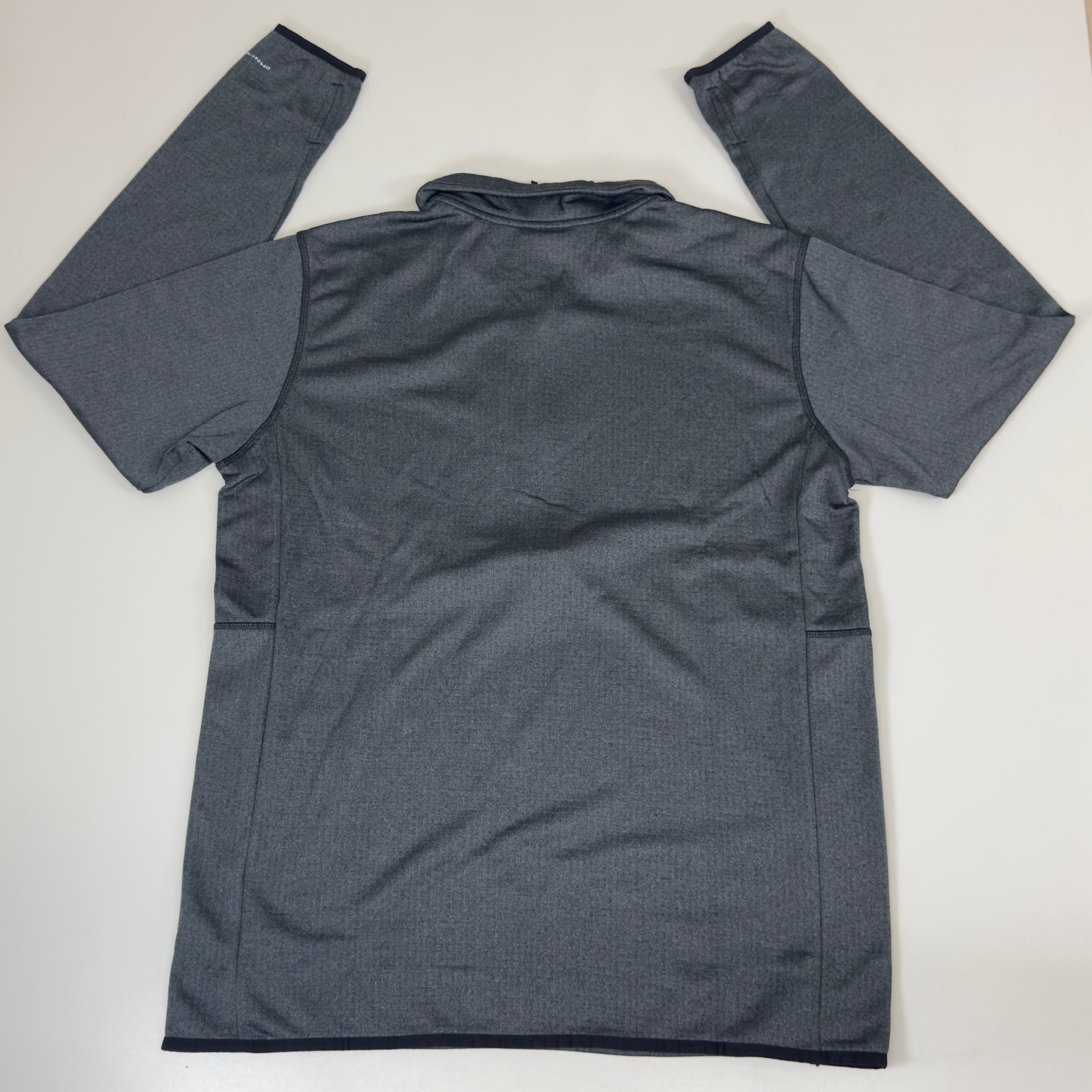 COLUMBIA Park View Fleece Half Zip Omni-Wick Men's Sz XL Blk Heather 1952201010