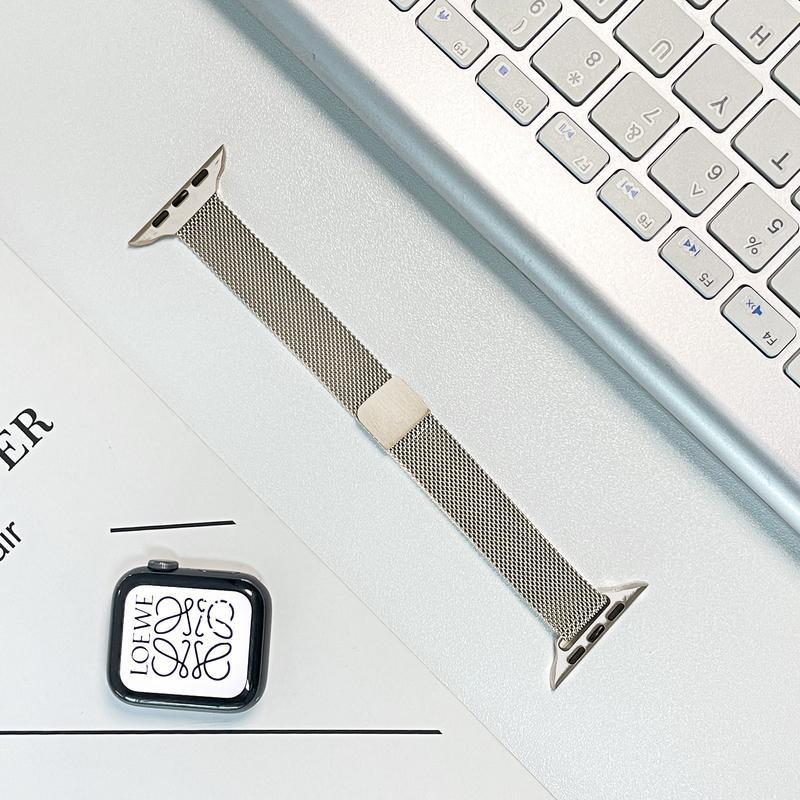 Apple Watch S7/S8 Thin Milanese Loop Strap for iWatch Series 9