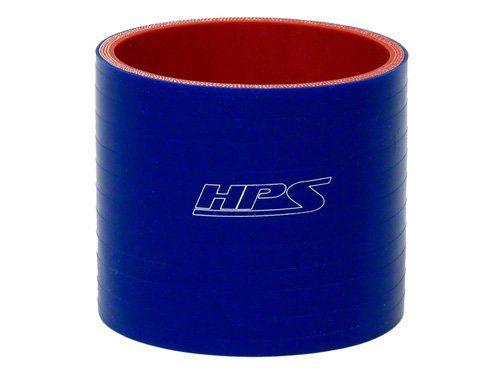 HPS 1-5/8" ID, 3" Length, Silicone Straight Coupler Hose, High Temp 4-ply Reinforced, 41mm ID, Blue