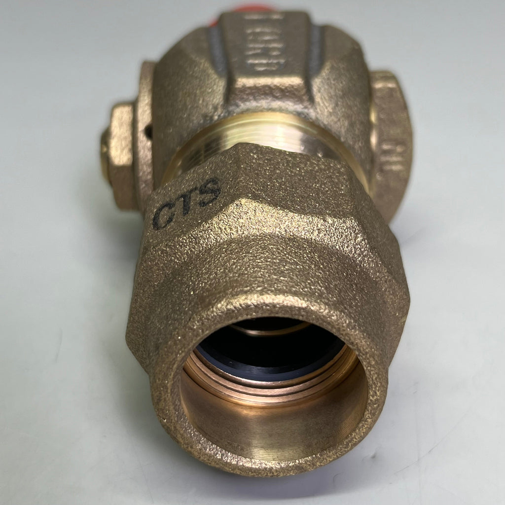 FORD 1" Meter Box Brass Ball Corporation Valve, Bronze F1000-4-G-NL