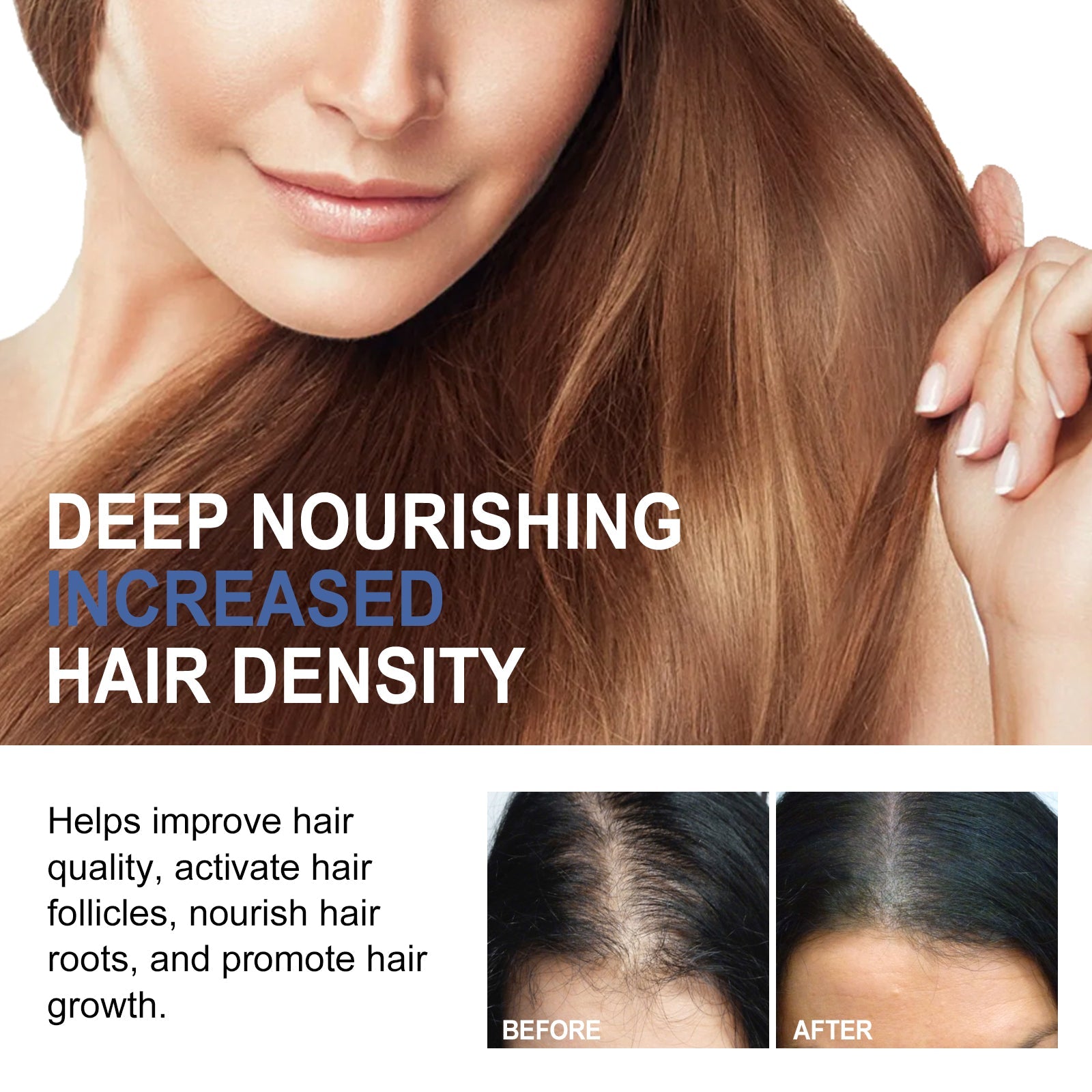 Intensive Growth Cream, Scalp Massage Repair Nourish Hair Root Thick Soft Hair Fluffy Hair Care Cream