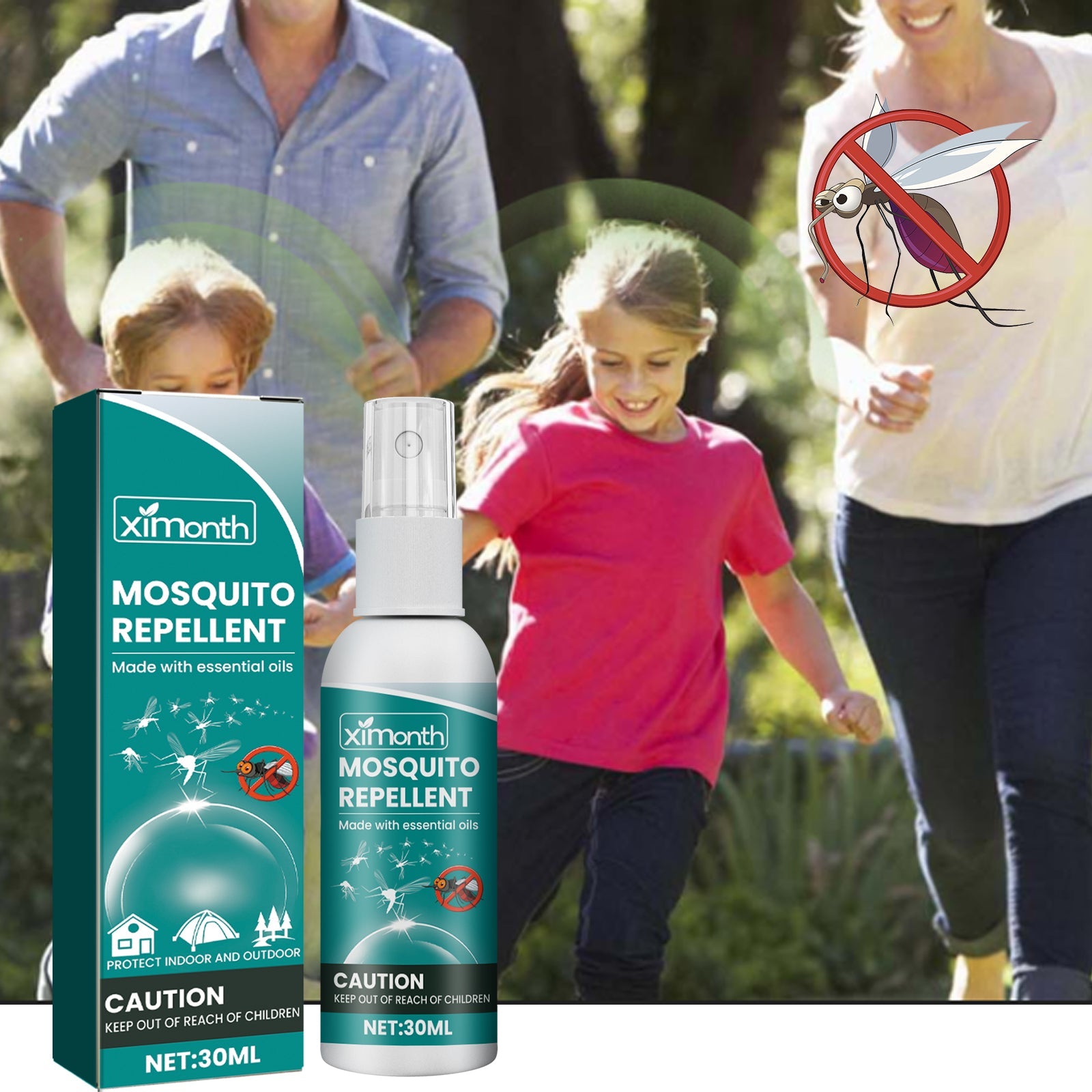 Mosquito Repellent For Outdoor And Indoor Mosquito Bites And Itchy Skin Relief Refreshing Portable Mosquito Repellent Spray