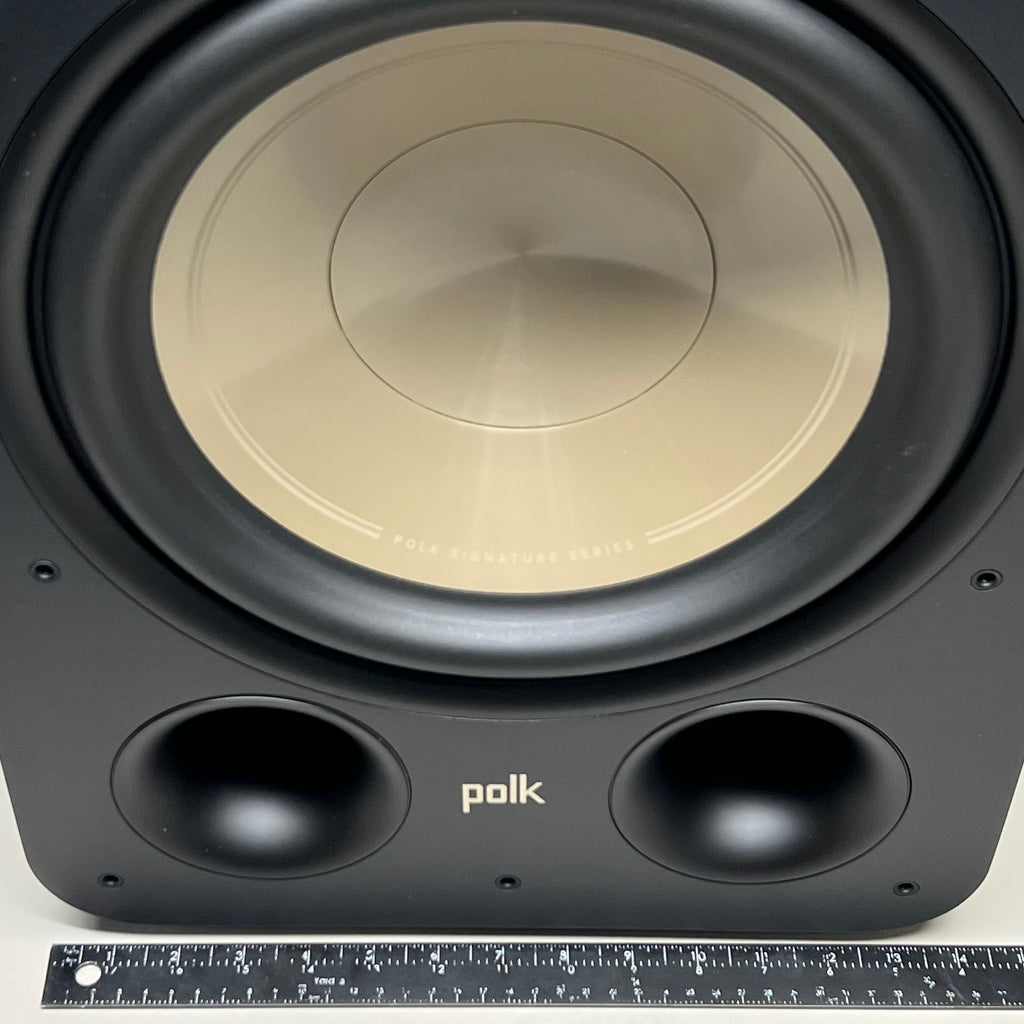POLK 12" Signature Elite Subwoofer Sz 18" L X 14" W X 19" H, Black ES12
