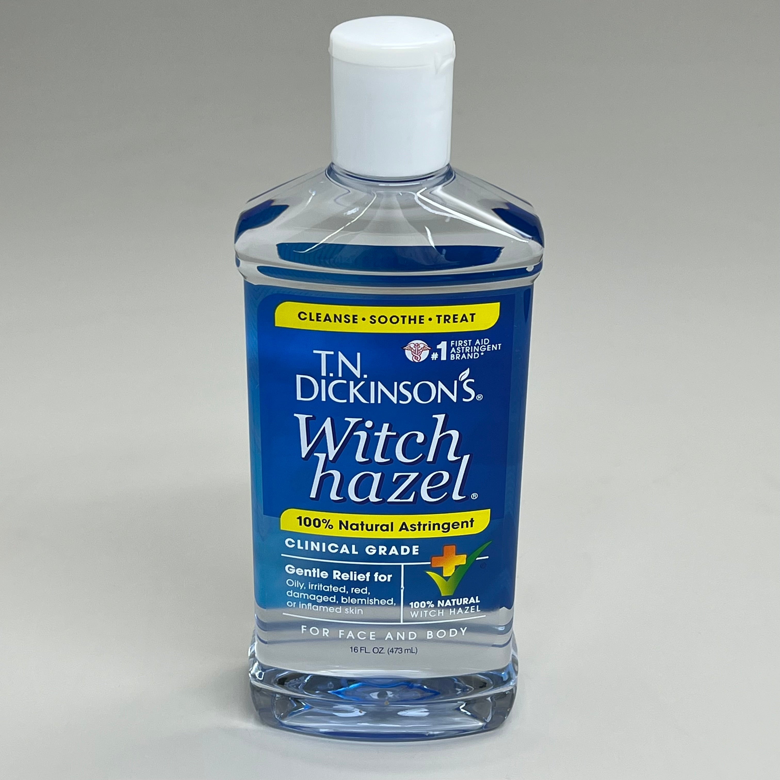 T.N DICKINSON'S (3 PACK) 100% Natural Witch Hazel Clinical Grade 16floz BB02/26