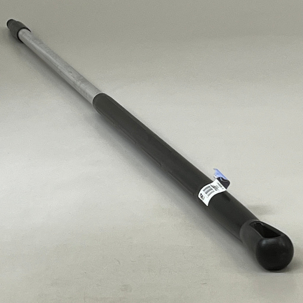 VIKAN (2 PACK) Aluminum Handle European Thread End 1.2" W 59.4" Black 29379