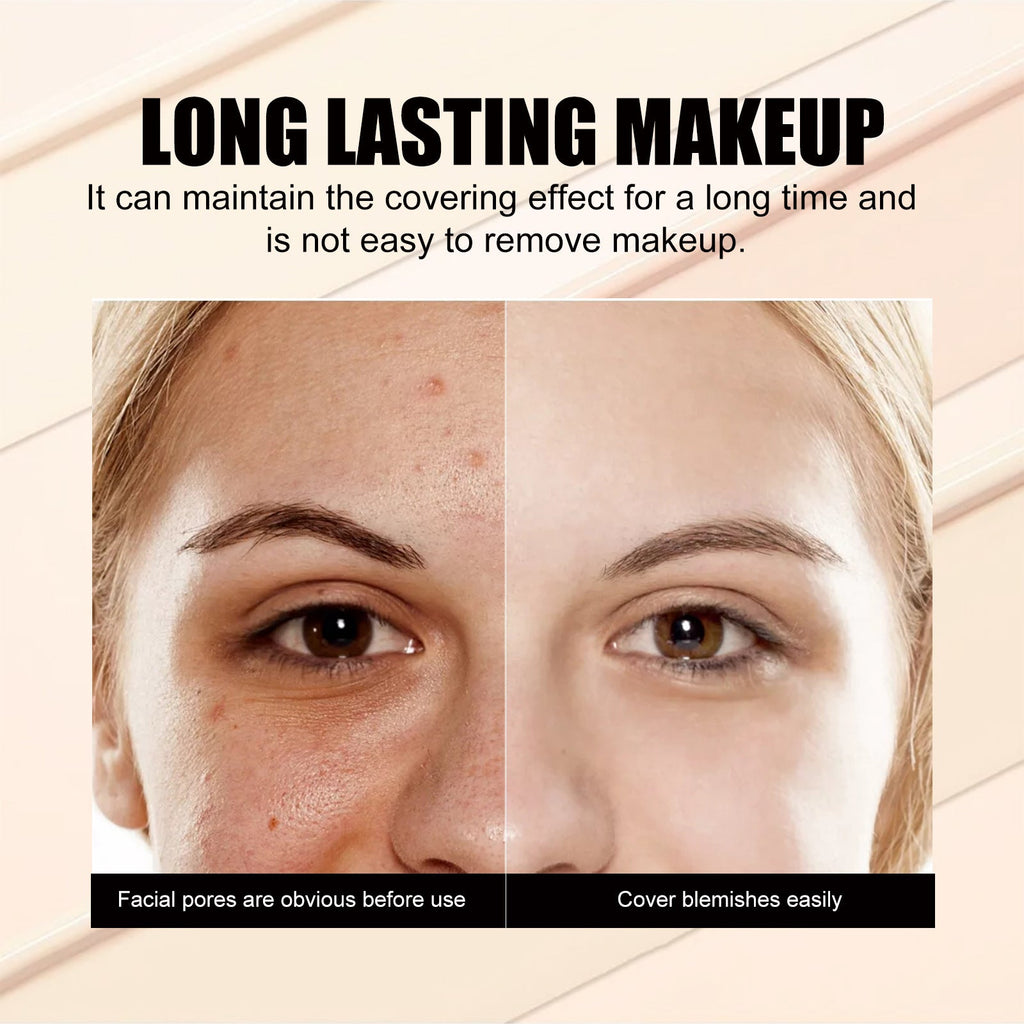 Three-Color Concealer, Natural Cover Dark Black Rim Of The Eye Spots Blain To Imprint Carry Bright Color Of Skin Concealer