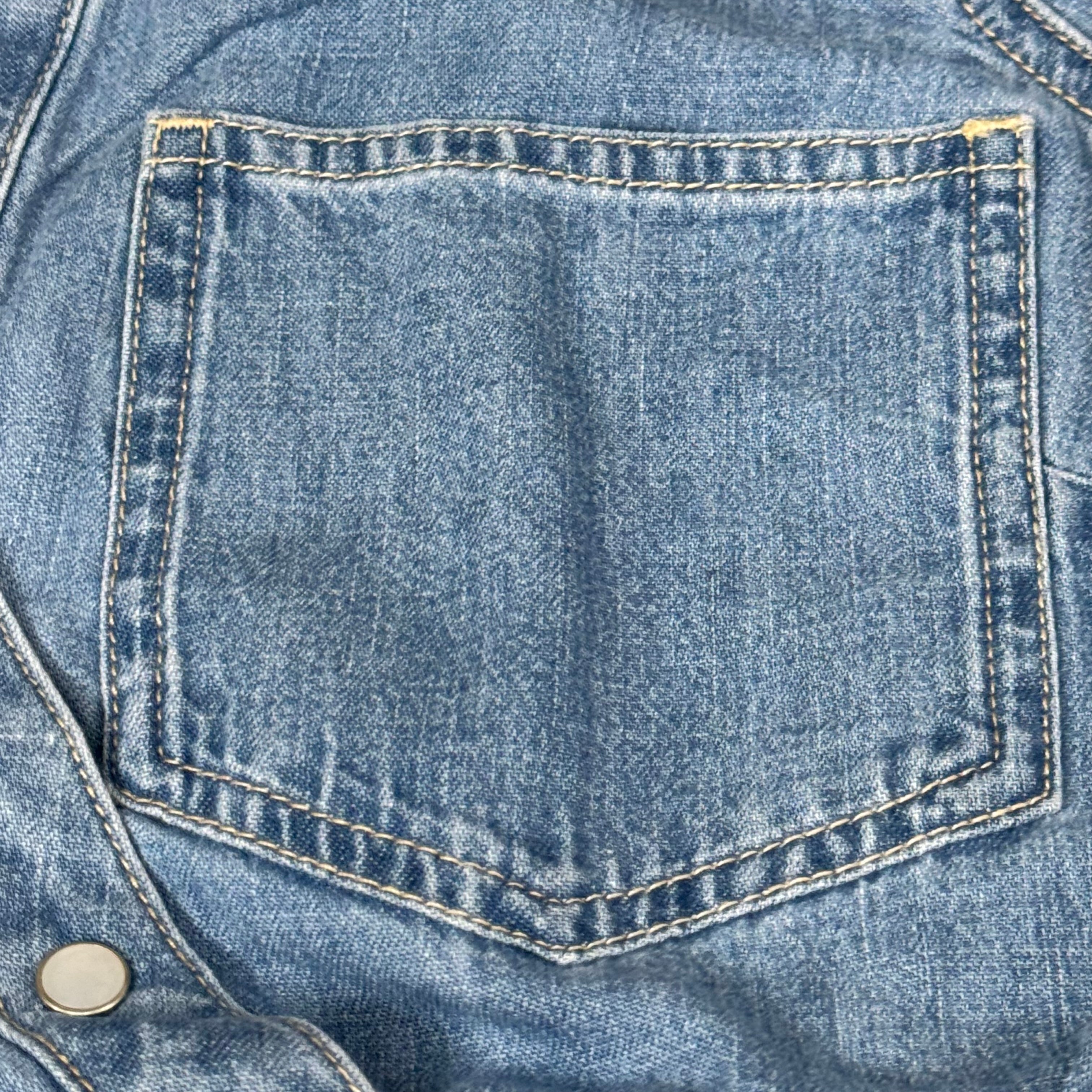 VERONICA BEARD Jeans Women's Dunn Mini Dress Sz-4 Iceberg J24067101286IC