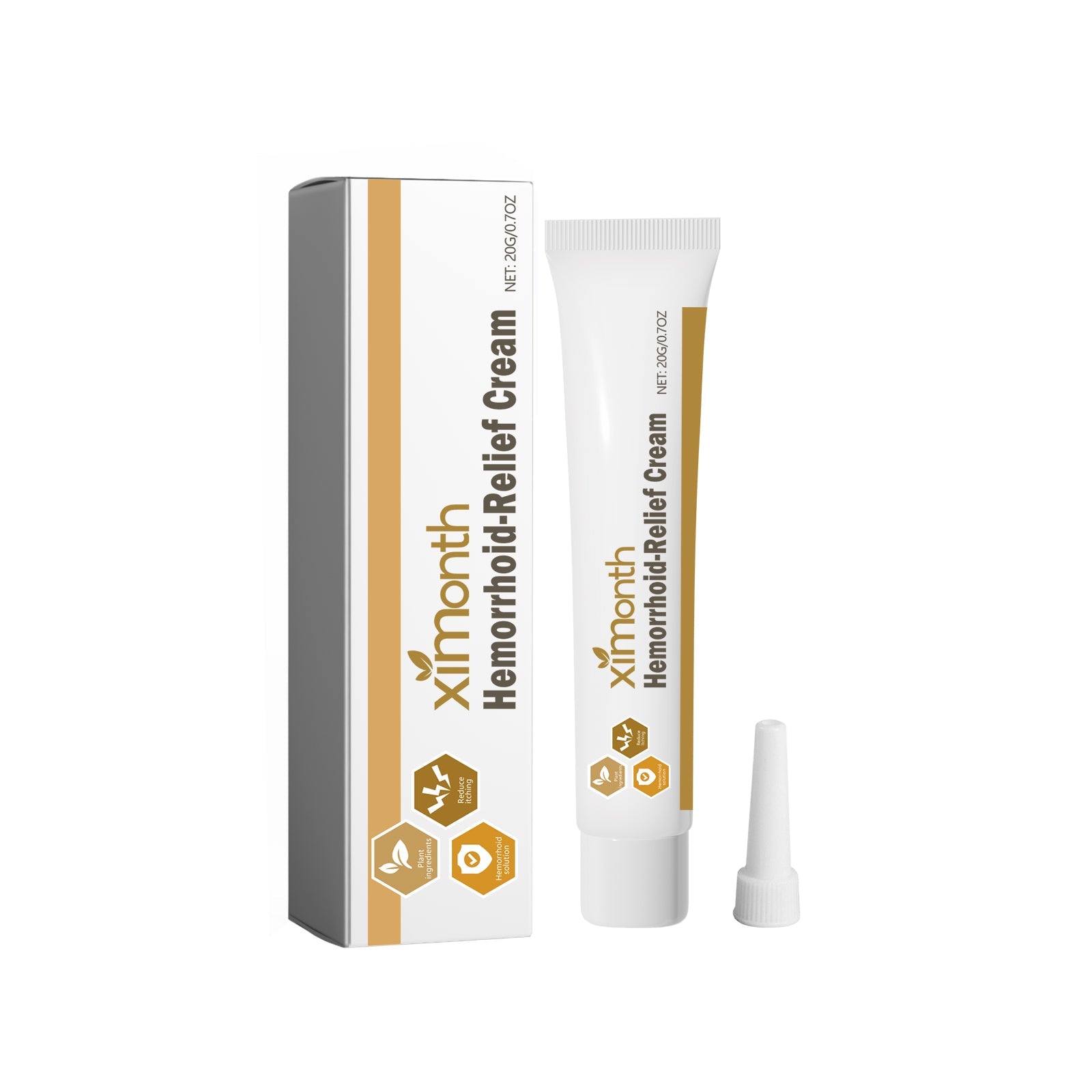 Hemorrhoid-Relef Cream, Relieve Itching Discomfort Repair Internal And External Mixed Nevus Anus Soothes Meat Ball Swelling