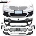 2017-2020 BMW G30 Sedan M5 Style Front Bumper w/ Lip & Fog Cover