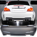 2007-2013 BMW E82 E88 128i 135i 1Series 1M Style Rear Bumper Cover PP