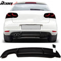 2010-2014 VW Golf 6 GTI Style Single Outlet Rear Bumper Diffuser