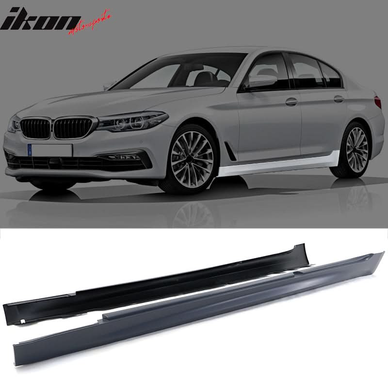Fits 2021-2023 G30 G31 Rear Diffuser Type 2+Front Bumper Lip+Side Skir