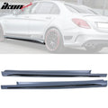 2015-2018 Benz W205 C-Class C63 AMG Style Unpainted Side Skirts PP