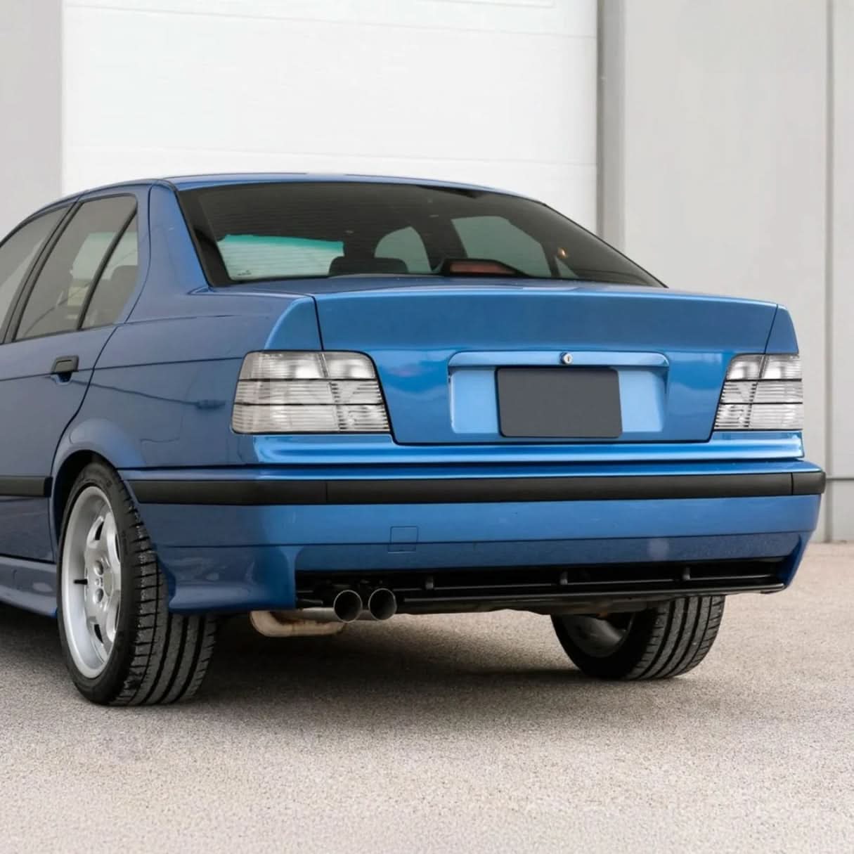 BMW 3 Series E36 All Clear Frosted Lens Tail Lights (1992-1998)