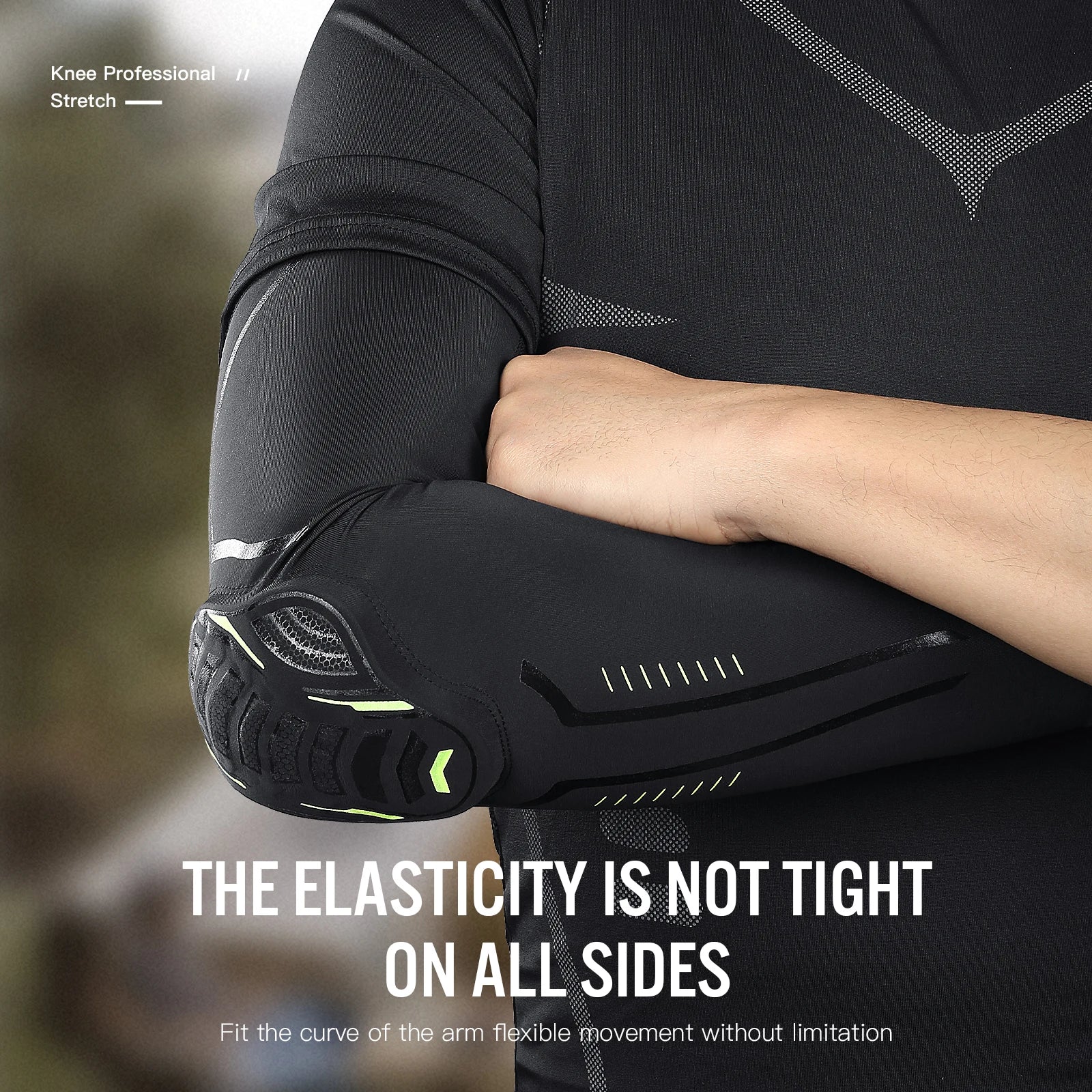 Honeycomb joint anti-collision basketball sports arm protection cycling outdoor running elbow protection