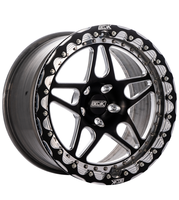 Belak Wheels Belak 18x12 / 8in BS / 6x4.5in BP / High Pad / Series 3 - Single Beadlock Wheel 18126450S38BS-SBL