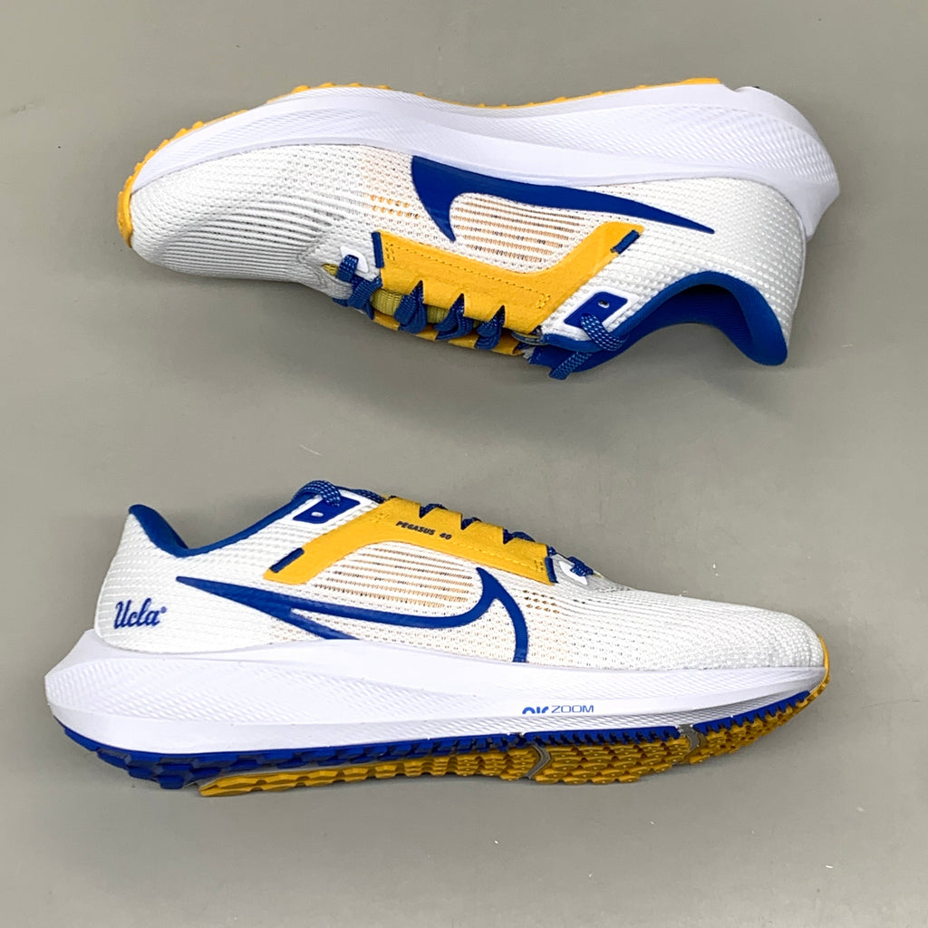 NIKE Zoom Pegasus 40 Shoes  UCLA White/Signal Blue-Gold 9 Women's 7.5 Mens DZ5988 100