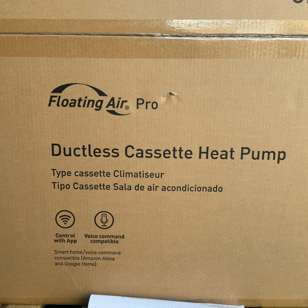FRIEDRICH Ductless Cassette Heat Pump 33”H x 11-1/2”W Metal Finish