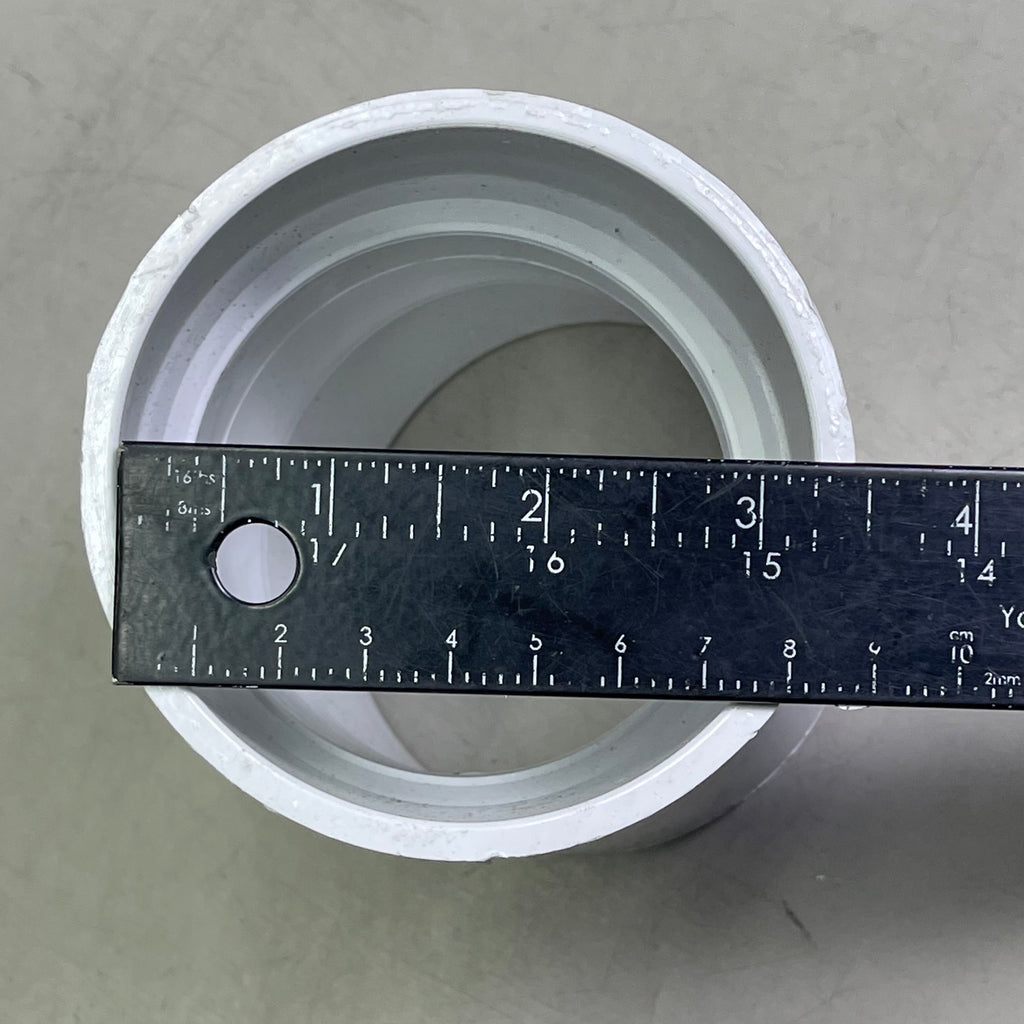 GENOVA (4-PACK) Schedule 30 PVC Hub Elbow 3" x 3" 22.5 Degree G60830