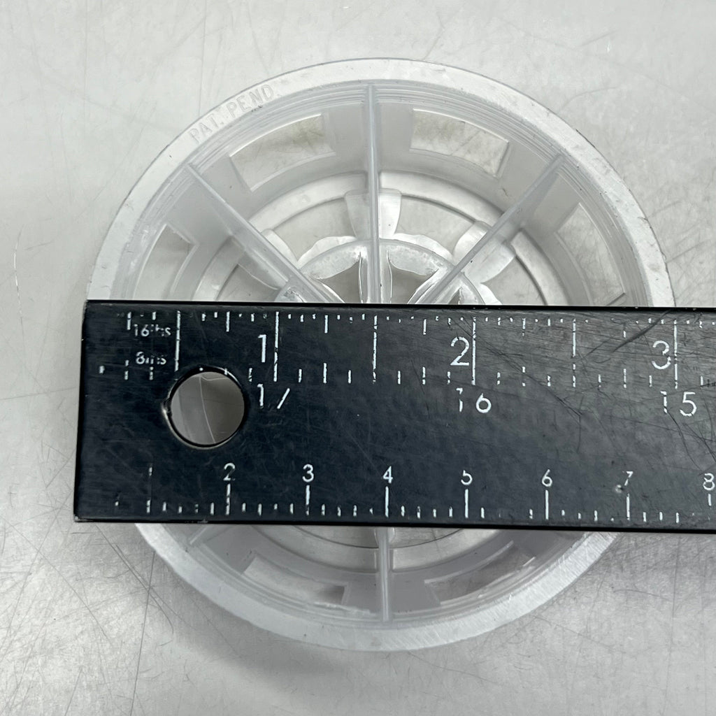 (10 PACK) Plastic Random Packing Cascade Ring Sz 3" D X 1" H White