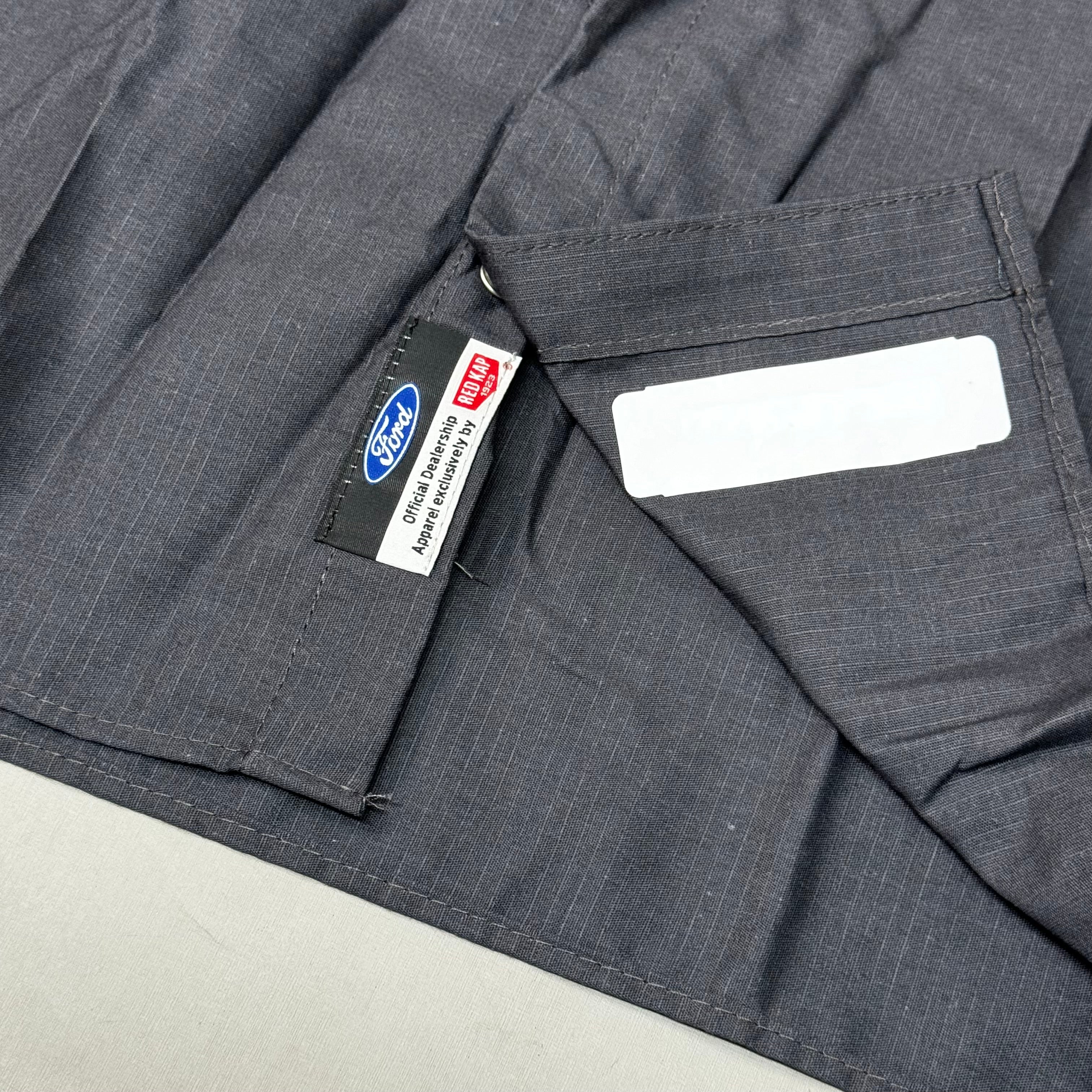 RED KAP Ford Dealership "Juan" Employee Shirts w/Embroidered Patch Sz L Blue/Grey