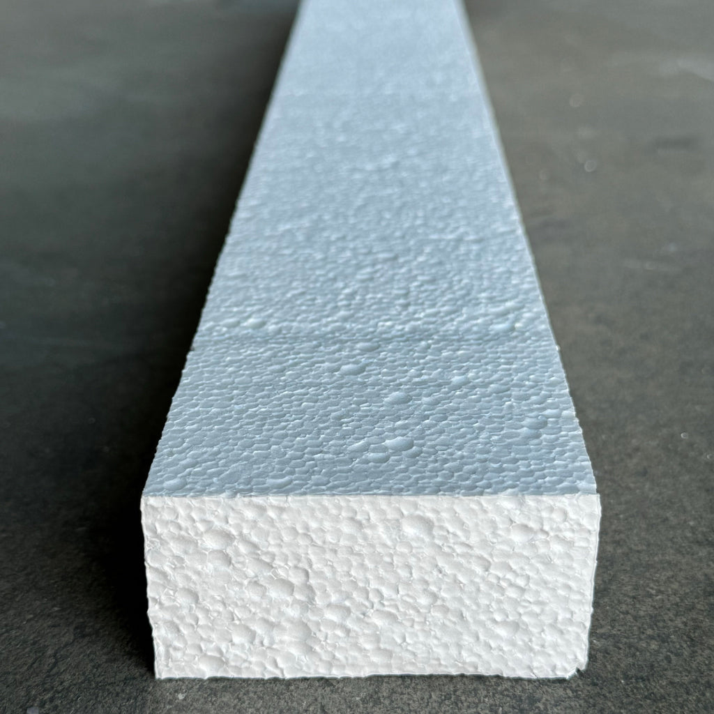 ZA@ NUCOR 168PK Rectangular Styrofoam 23”Lx3”Wx1-1/2”T White
