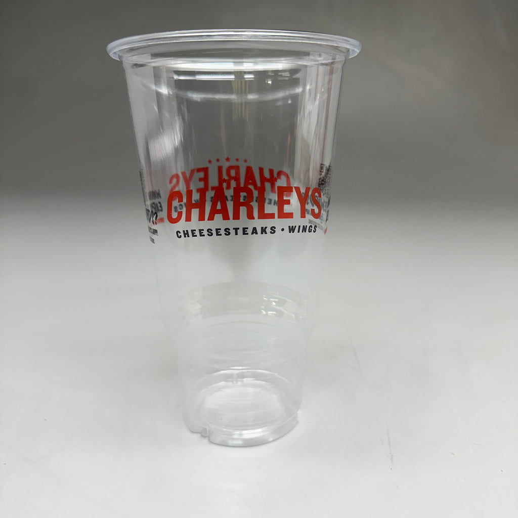 ZA@ CHARLEY'S 500ct 32oz Pet Clear Drinking Cup