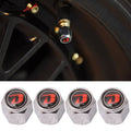 4X Tire Wheel Rims Stem Air Valve Caps Cover Car Truck Silver Aluminum