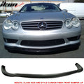 2003-2006 Benz SL Class R230 AMG Style Front Bumper Lip Carbon Fiber