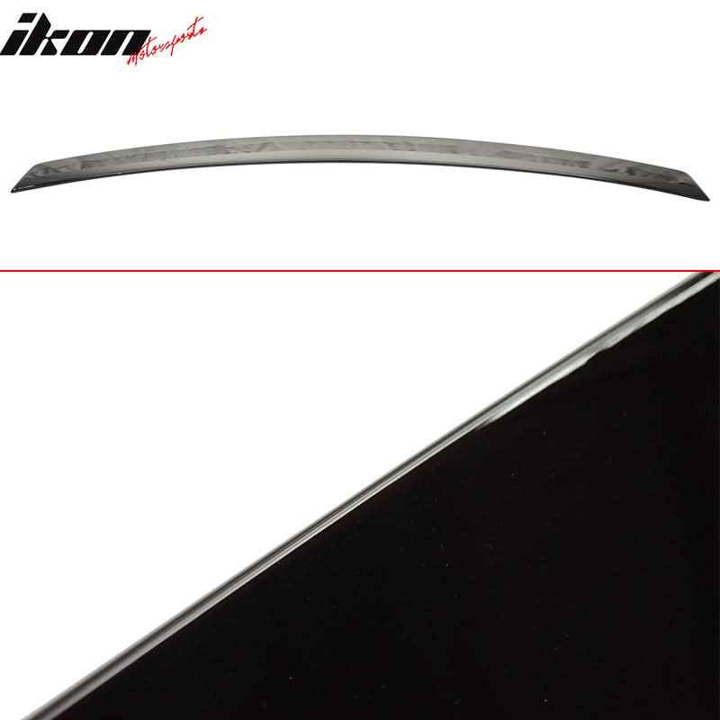 2010-2016 Benz W212 #040 Black AMG Style Trunk & OE Roof Spoiler ABS